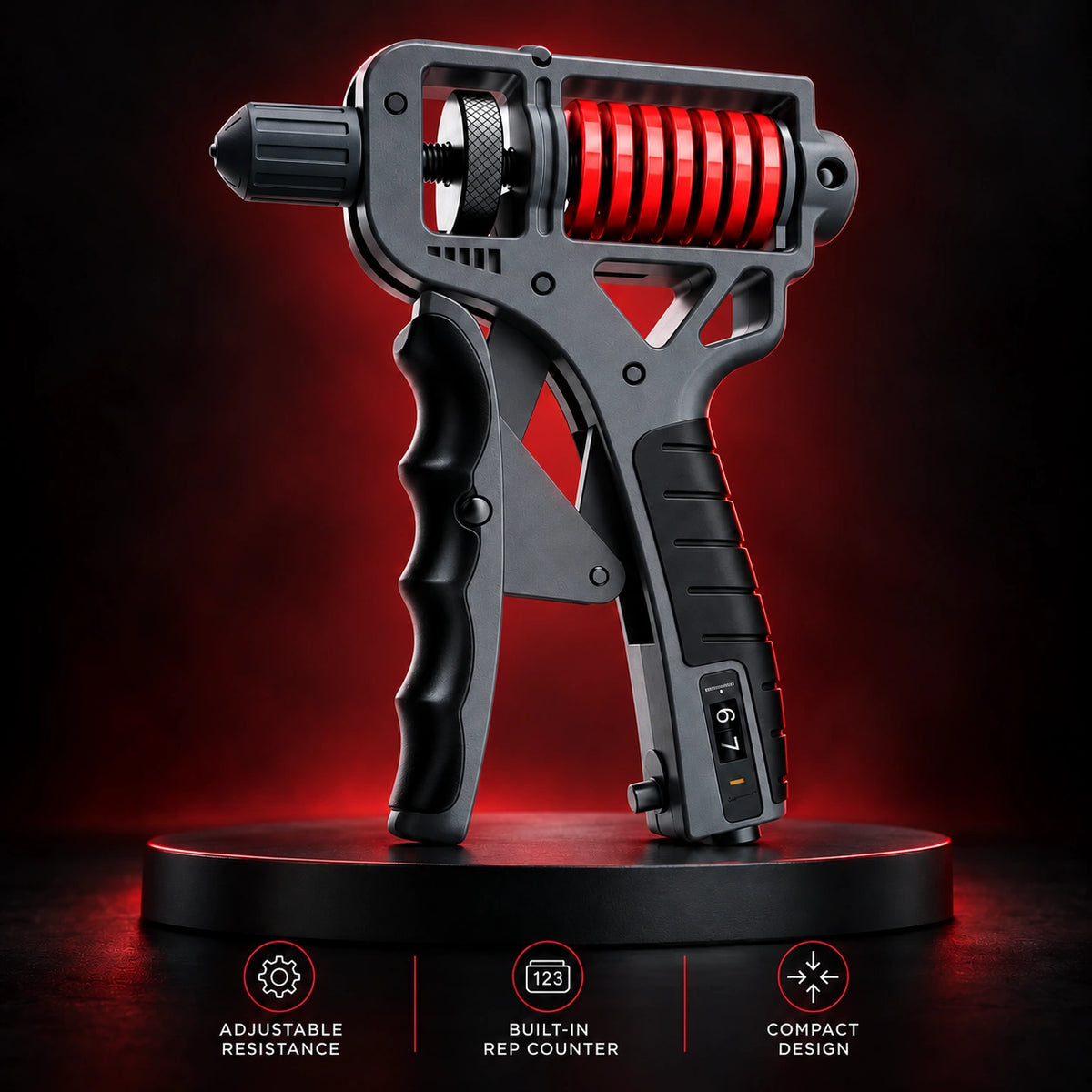 Armvora® GripForce Pro — Adjustable Hand Grip Strengthener