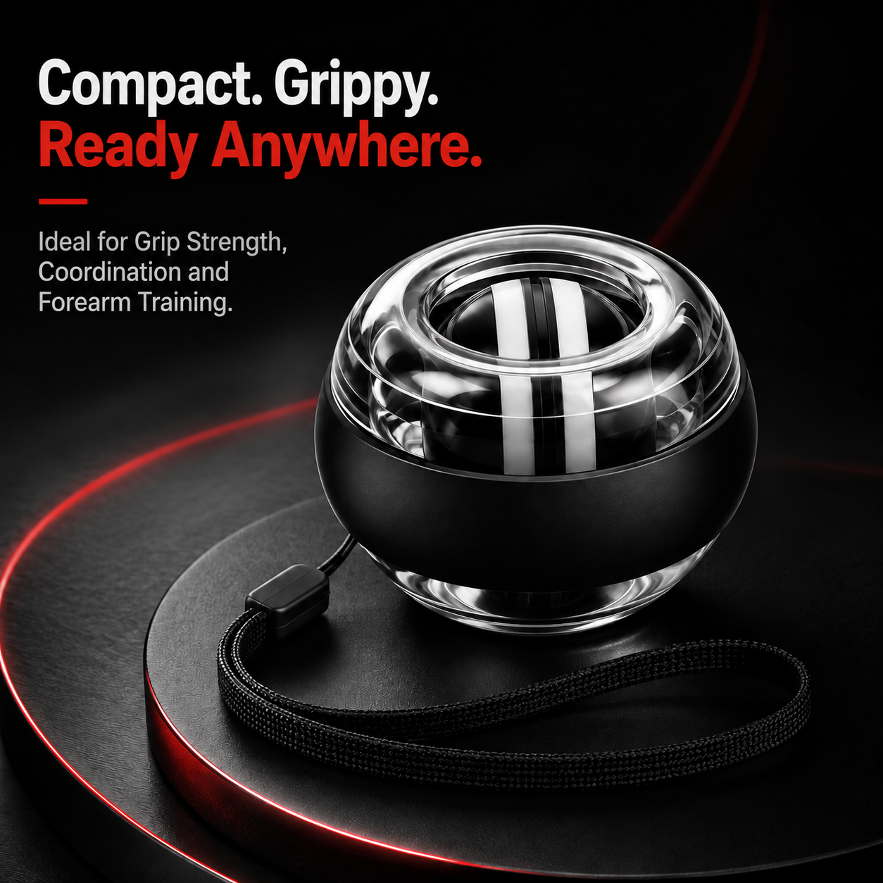 Armvora® Auto-Start Gyro Ball – Wrist & Forearm Strength Trainer