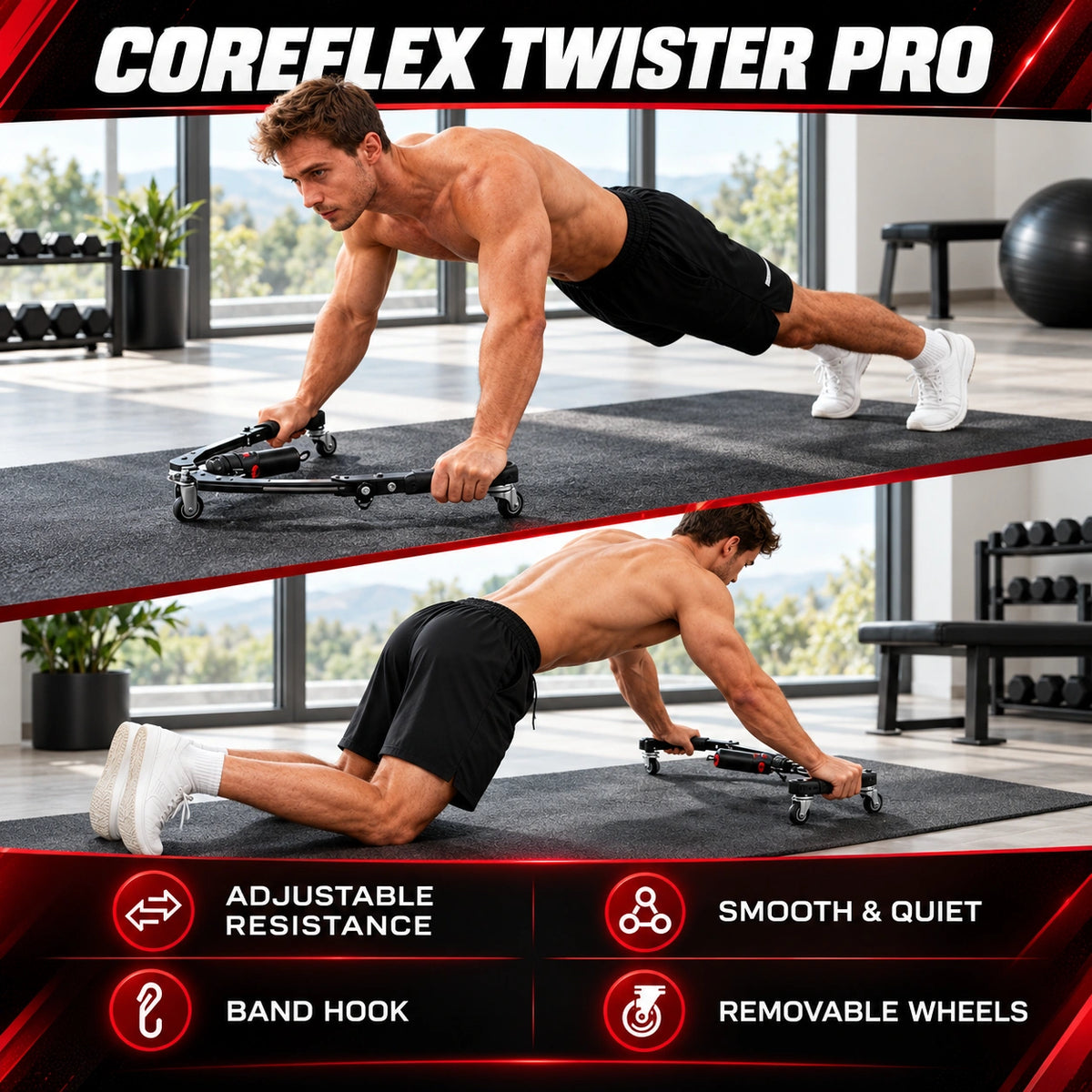 Armvora® Coreflex Twister Pro