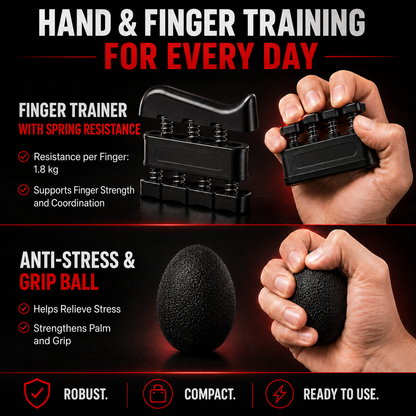 Armvora® Hand Grip Strengthener Set – Adjustable 5–60 kg Finger & Forearm Trainer