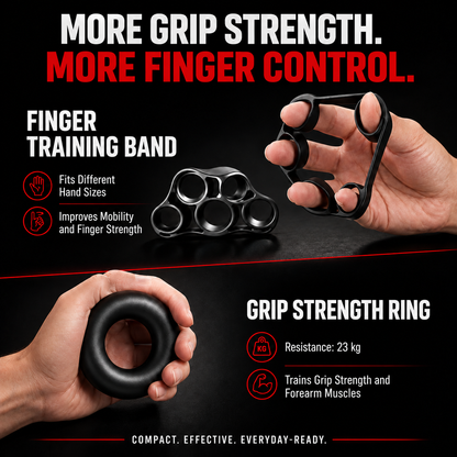Armvora® Hand Grip Strengthener Set – Adjustable 5–60 kg Finger & Forearm Trainer