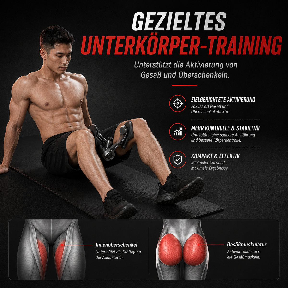 Armvora® Inner Thigh / Lower-Body Trainer