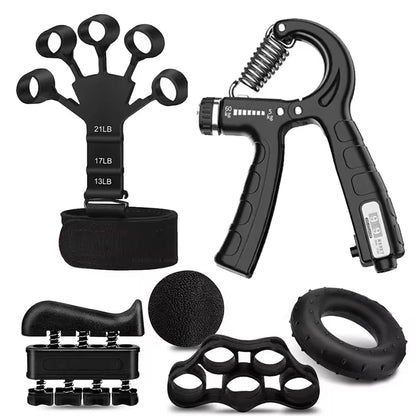 Armvora® Hand Grip Strengthener Set – Adjustable 5–60 kg Finger & Forearm Trainer