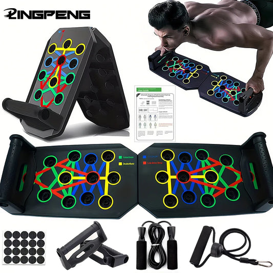 Armvora® Color-Coded Push-Up Board System – Home Upper Body Strength Trainer