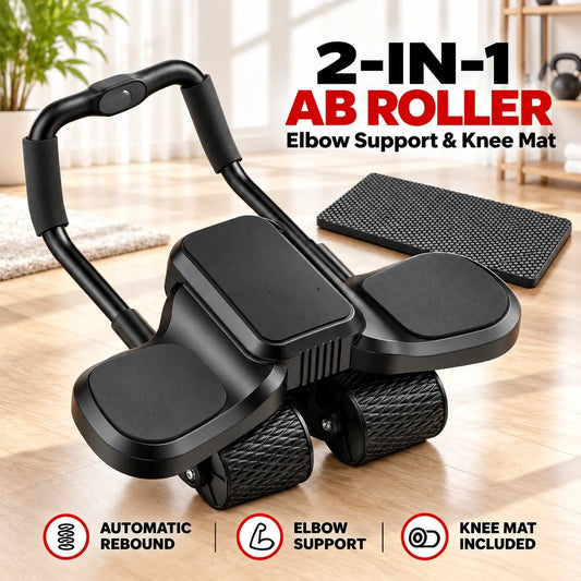 Armvora 2-in-1 Ab Roller with elbow supports and included knee mat