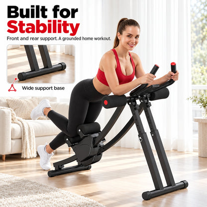Armvora® Dual Track Ab Trainer | Core Workout Machine