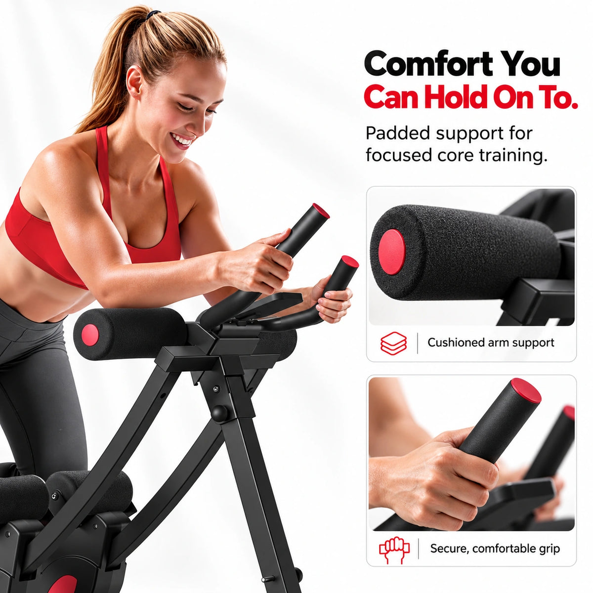 Armvora® Dual Track Ab Trainer | Core Workout Machine