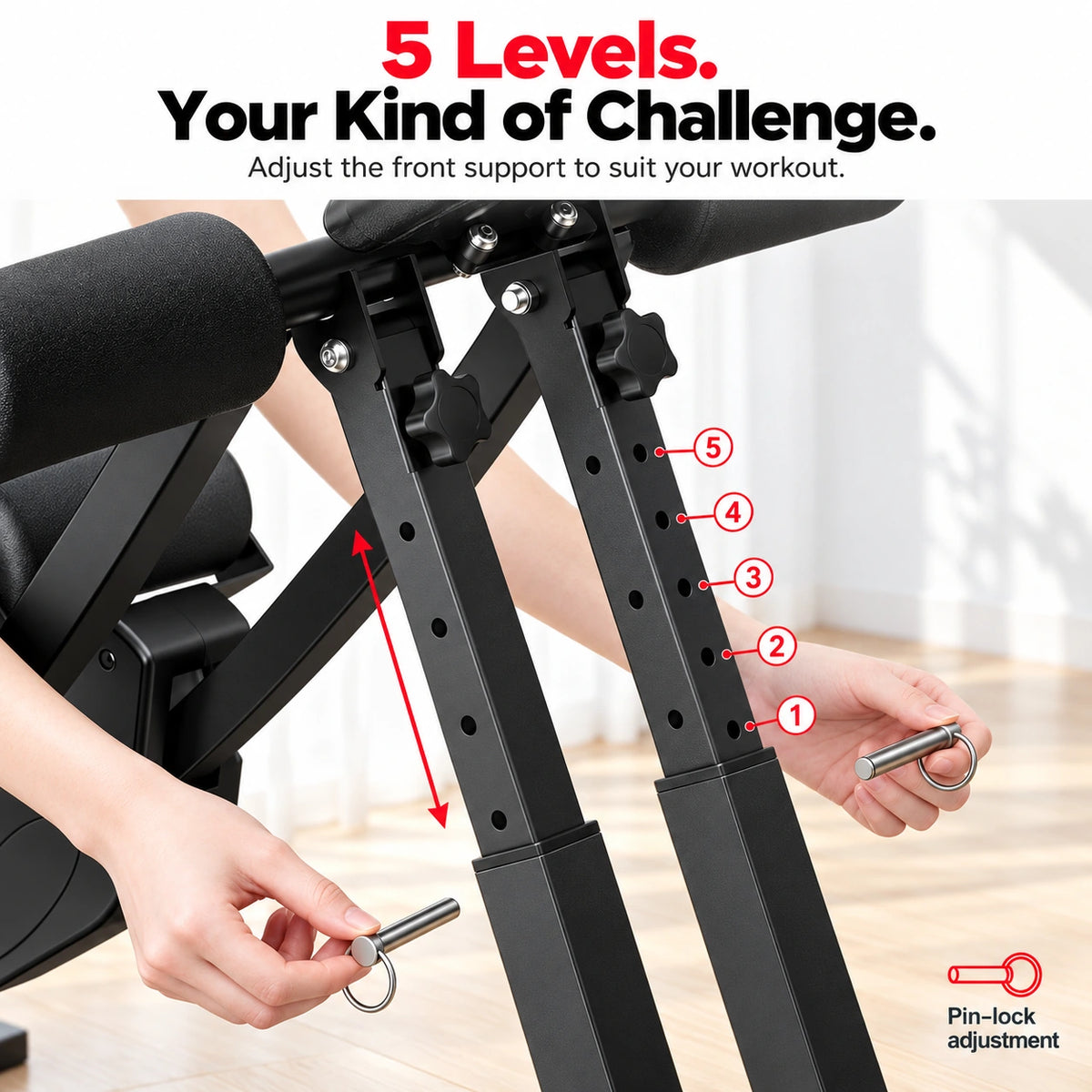 Armvora® Dual Track Ab Trainer | Core Workout Machine