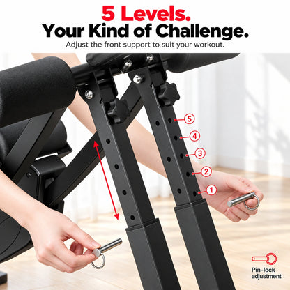 Armvora® Dual Track Ab Trainer | Core Workout Machine