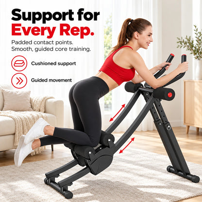 Armvora® Dual Track Ab Trainer | Core Workout Machine
