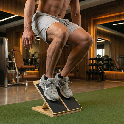 Armvora® Adjustable Wooden Slant Board – Calf & Ankle Mobility Trainer