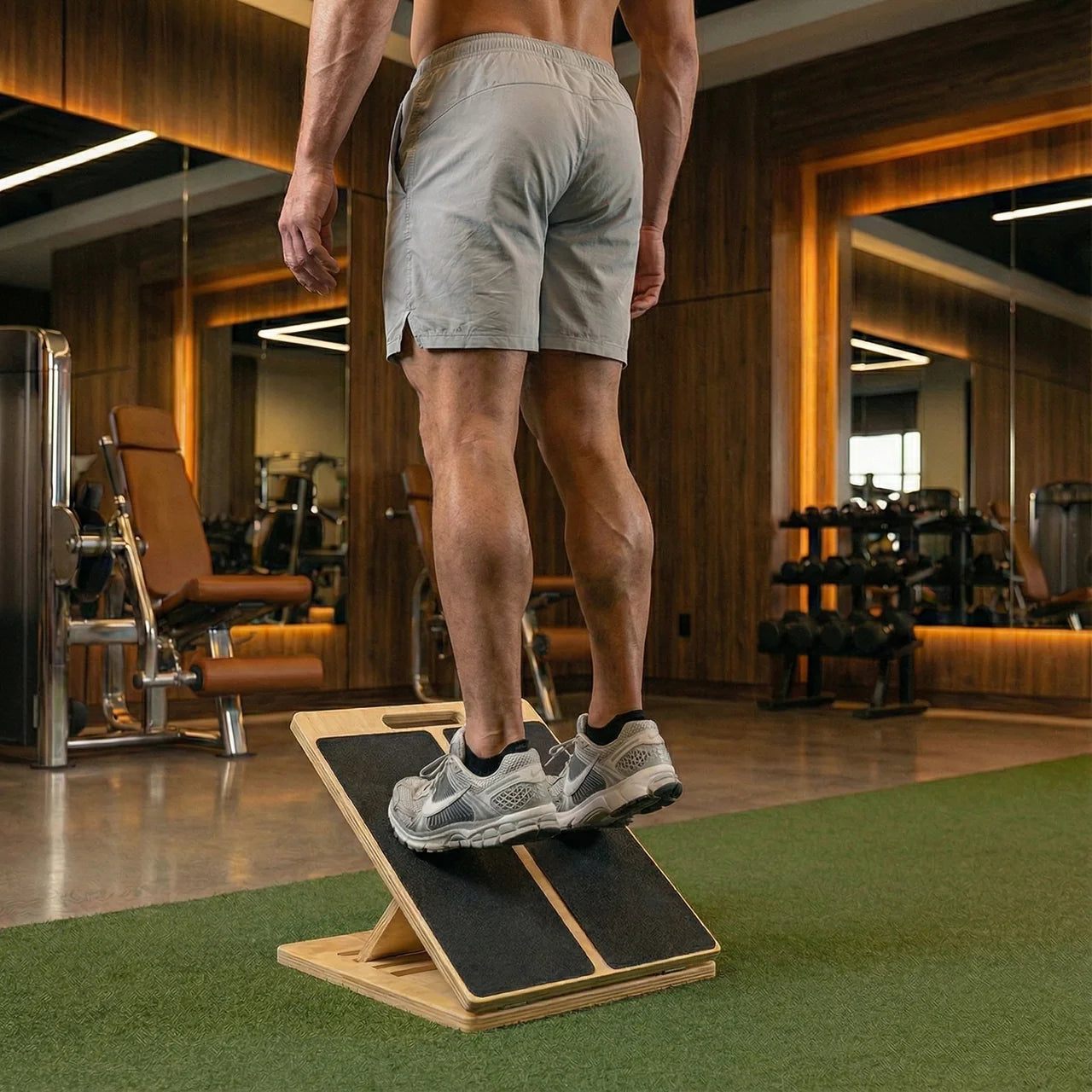 Armvora® Adjustable Wooden Slant Board – Calf & Ankle Mobility Trainer